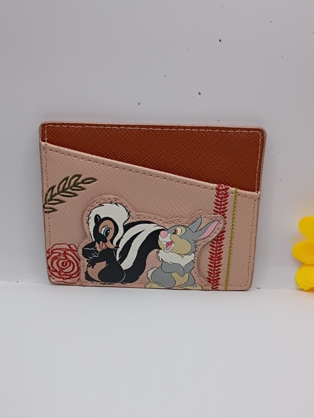 Loungefly Pink and Brown Bambi & Thumper Card Holder